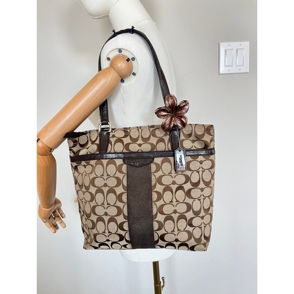 Coach Signature C Monogram Tote Bag